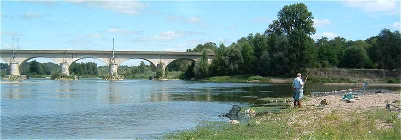 Le Bec du Cher, jonction entre la rivire et la Loire