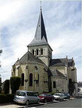 Chevet de l'glise de Nanteuil  Montrichard