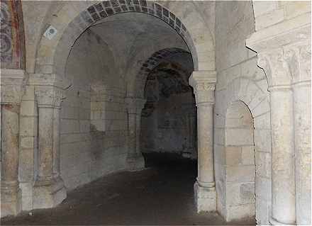 Partie de la Crypte de l'église de Saint Aignan