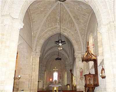Nef Sud, choeur et abside de l'glise Saint Symphorien d'Azay le Rideau