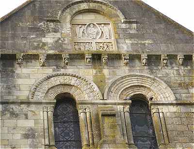 Haut du transept Sud de l'glise Notre-Dame  Chtillon sur Indre