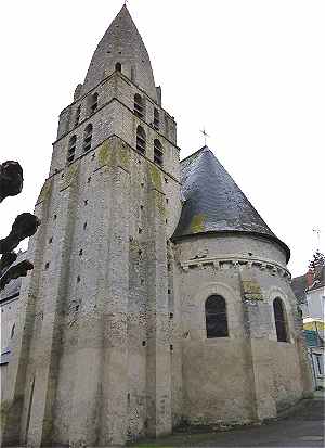 Chevet de l'glise Romane Saint Urbain de Courcay