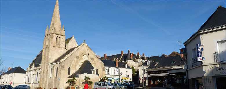 Eglise Saint Mdard et chateau d'Esvres