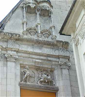 Dtail de la Maison du Centaure  Loches