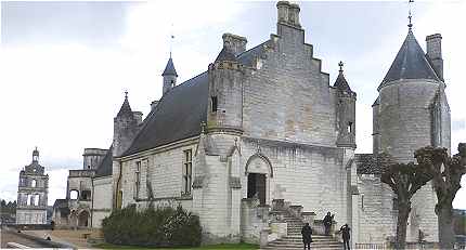 Vue du ct Sud du chteau royal