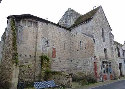 Chevet, choeur et transept de l'glise Saint Laurent  Palluau sur Indre