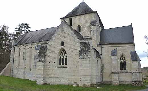 Transept et chevet Sud en Gothique flamboyant