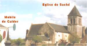 Place de l'Eglise et Mobile de Calder