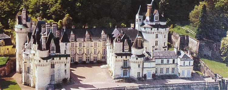 Vue d'ensemble du chateau d'Ussé