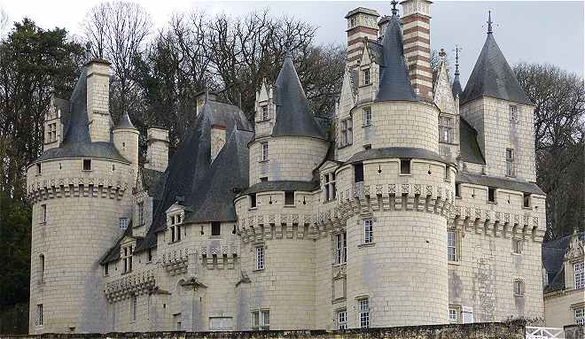 Partie Est du chateau d'Ussé
