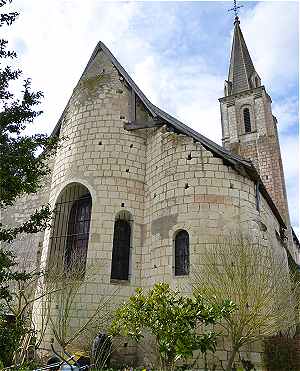 Chevet de l'glise Saint Baud de Verneuil sur Indre