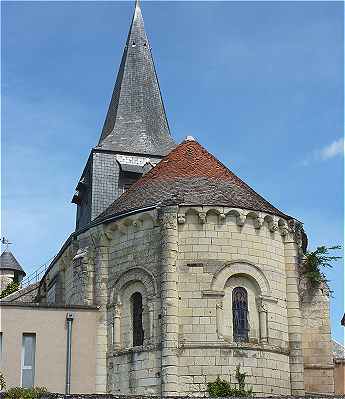 Chevet de l'glise d'Antran