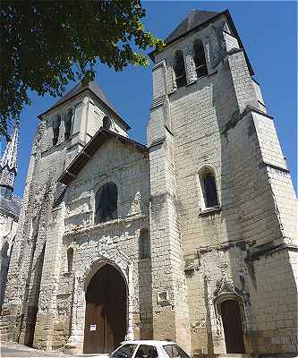 Faade de l'glise Saint Mexme