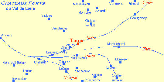 Les Chateaux forts du Val de Loire