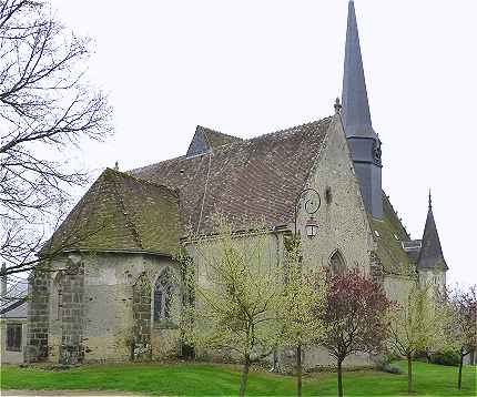 Chevet de l'glise Saint Jean Baptiste de Baillou