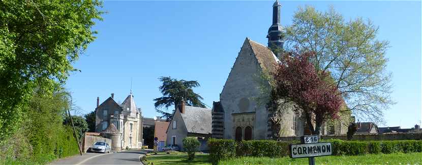 Cormenon avec l'glise Saint Pierre