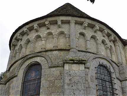 Chevet de l'glise Saint Martin de Lanc