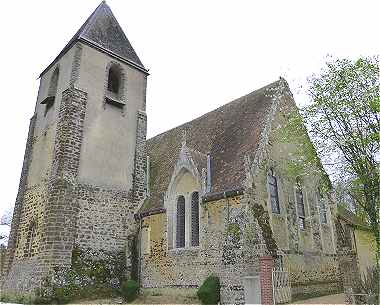 Chevet de l'glise du Temple