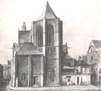 Chevet de l'glise Saint Martin