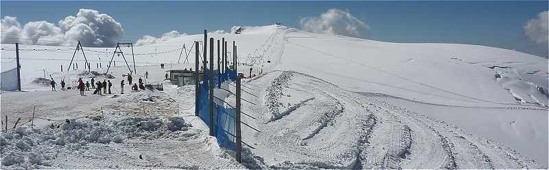 Zermatt: ski d't entre le Klein Matterhorn et la Gobba di Rollin
