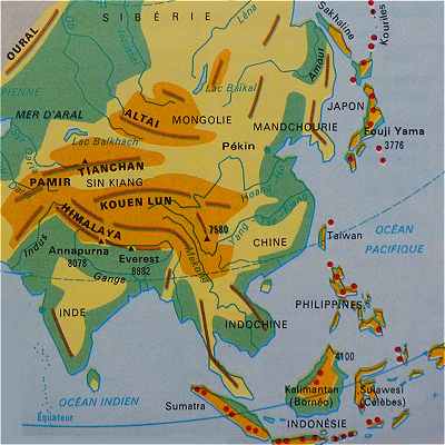 Géographie physique de l'Asie du Sud-Est