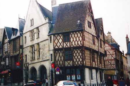Maisons à colombages à Bourges