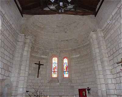 Abside de l'église Saint Pierre aux Liens de Garat