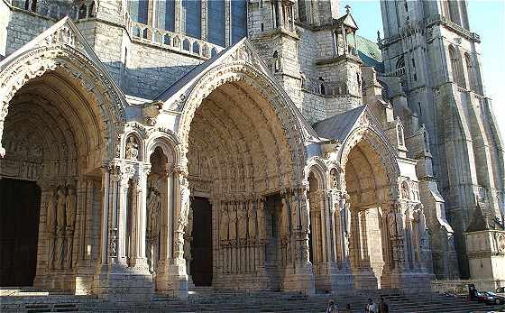 Porche Nord de la Cathedrale de Chartres