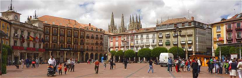La Plaza Mayor à Burgos