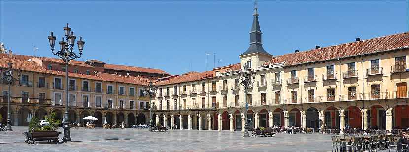 La Plaza Mayor à Leon
