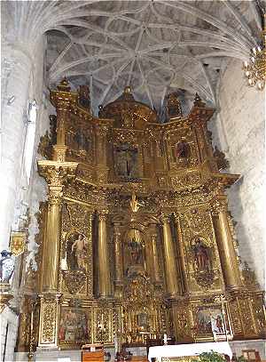 Retable de l'église Santiago à Puente la Reina
