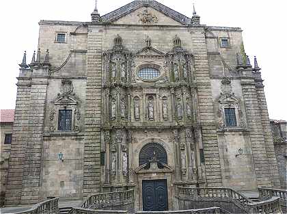Eglise San Martin Pinario à Saint Jacques de Compostelle