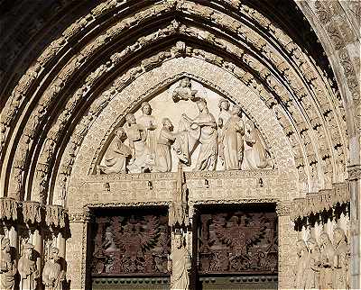 Portail principal (Puerta del Perdon) de la façade occidentale de la Cathédrale de Tolède