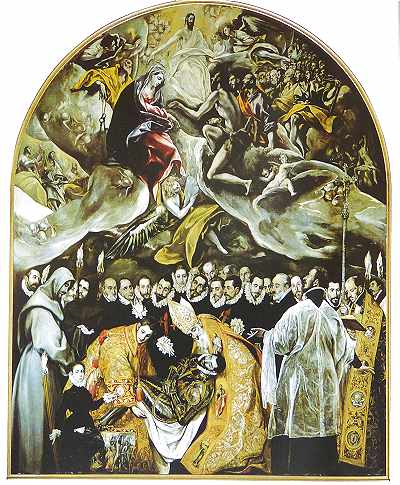 Le Greco: Enterrement du comte d'Orgaz à Santo Tomé de Tolède