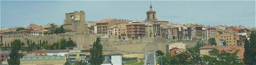 Panorama sur Viana en venant de Logrono