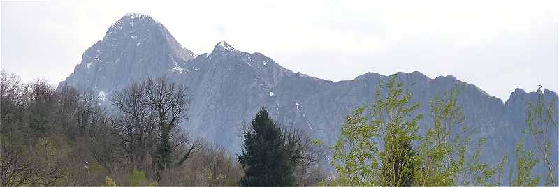 Panorama sur les Alpes Apuannes