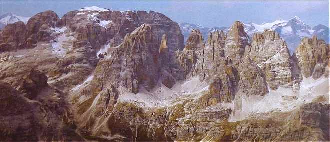 Dolomites: les montagnes au centre du Groupe de Brenta