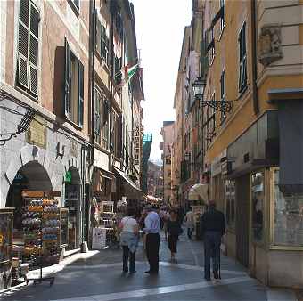 Rapallo: rue ancienne