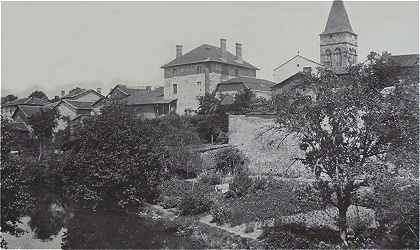 Village de Saint Laurent sur Gorre: photographie du début du XXème siècle