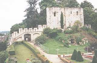 Ruines de l'ancien château-fort de Langeais
