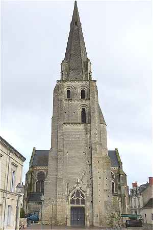 Clocher de l'église Saint Jean-Baptiste de Langeais