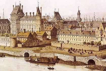 Le Louvre à la fin du XVIème siècle