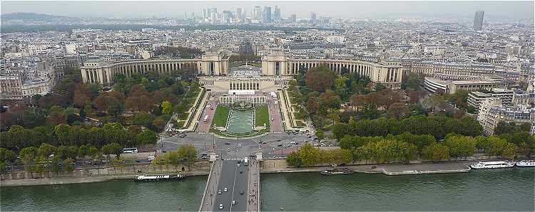 Paris: le Palais de Chaillot sur le site du Trocadéro