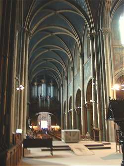 Intrieur de l'glise Saint Germain des Prs