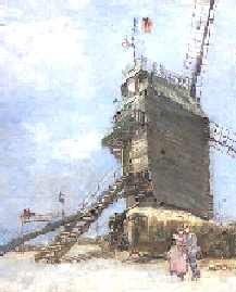 Le Moulin de la Galette, peinture de Van Gogh