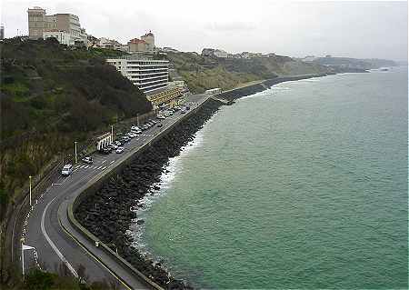 Biarritz: la Cte des Basques