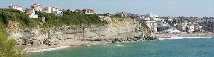 Biarritz: Les falaises et la Plage Miramar