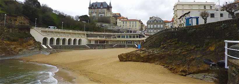Biarritz: la petite baie de Port-Vieux
