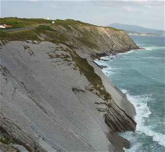 Corniche Basque: les falaises de la côte qui va de Ciboure-Socoa à Hendaye
