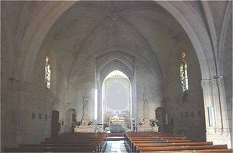 Intérieur de l'église Notre-Dame de La Roche Posay